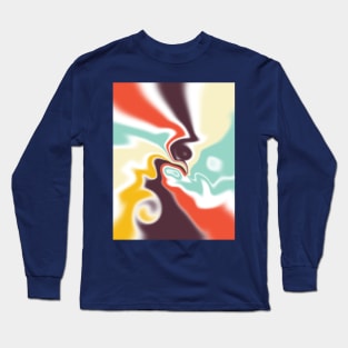 Liquid shapes Long Sleeve T-Shirt